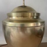 Pied de lampe balustre en laiton vintage