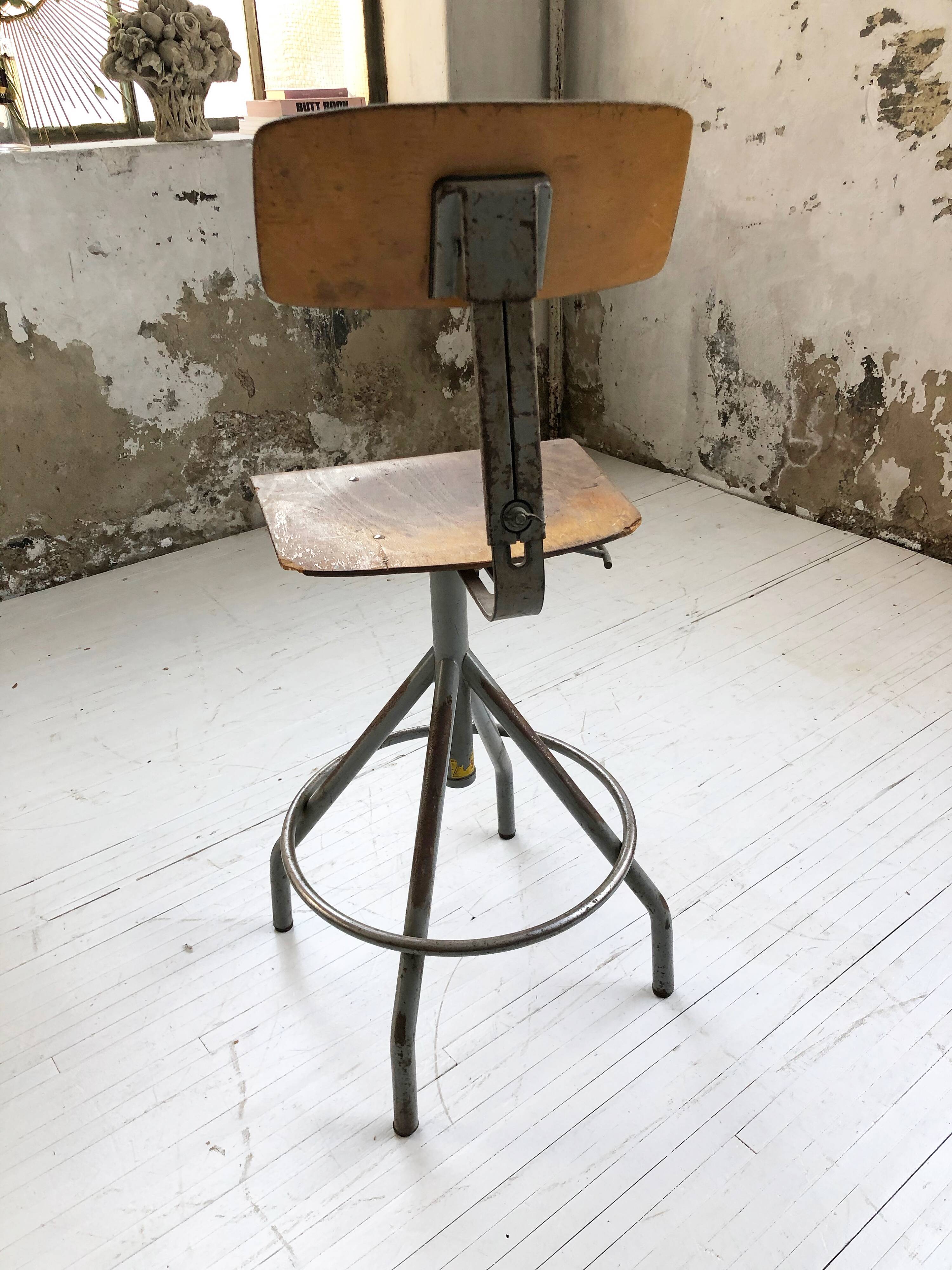 Pair high chairs industrial BAO workshop