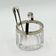 Arnolfo Di Cambio Vintage Ice Bucket in Crystal and Metal, 1980s