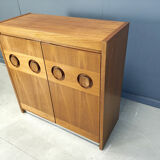 Vintage brutalist bar cabinet, 1970s