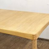 Mid-Century Modern Extendable Dining Table in Oak Wood by H.W. Klein for Bramin, 1960