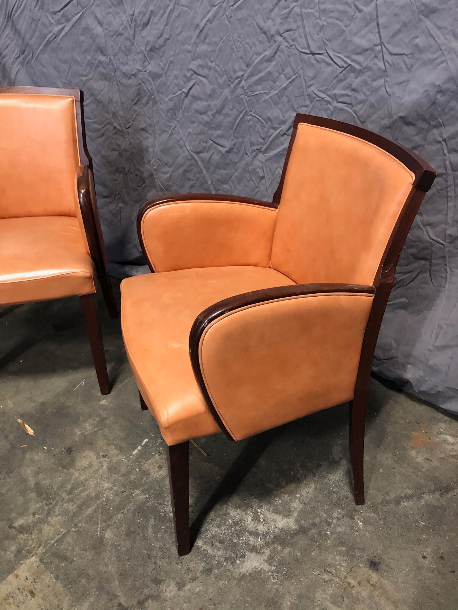Pair of armchairs from a Dutch hotel