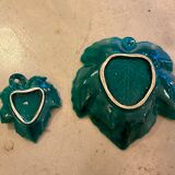 Set of leaf dishes
