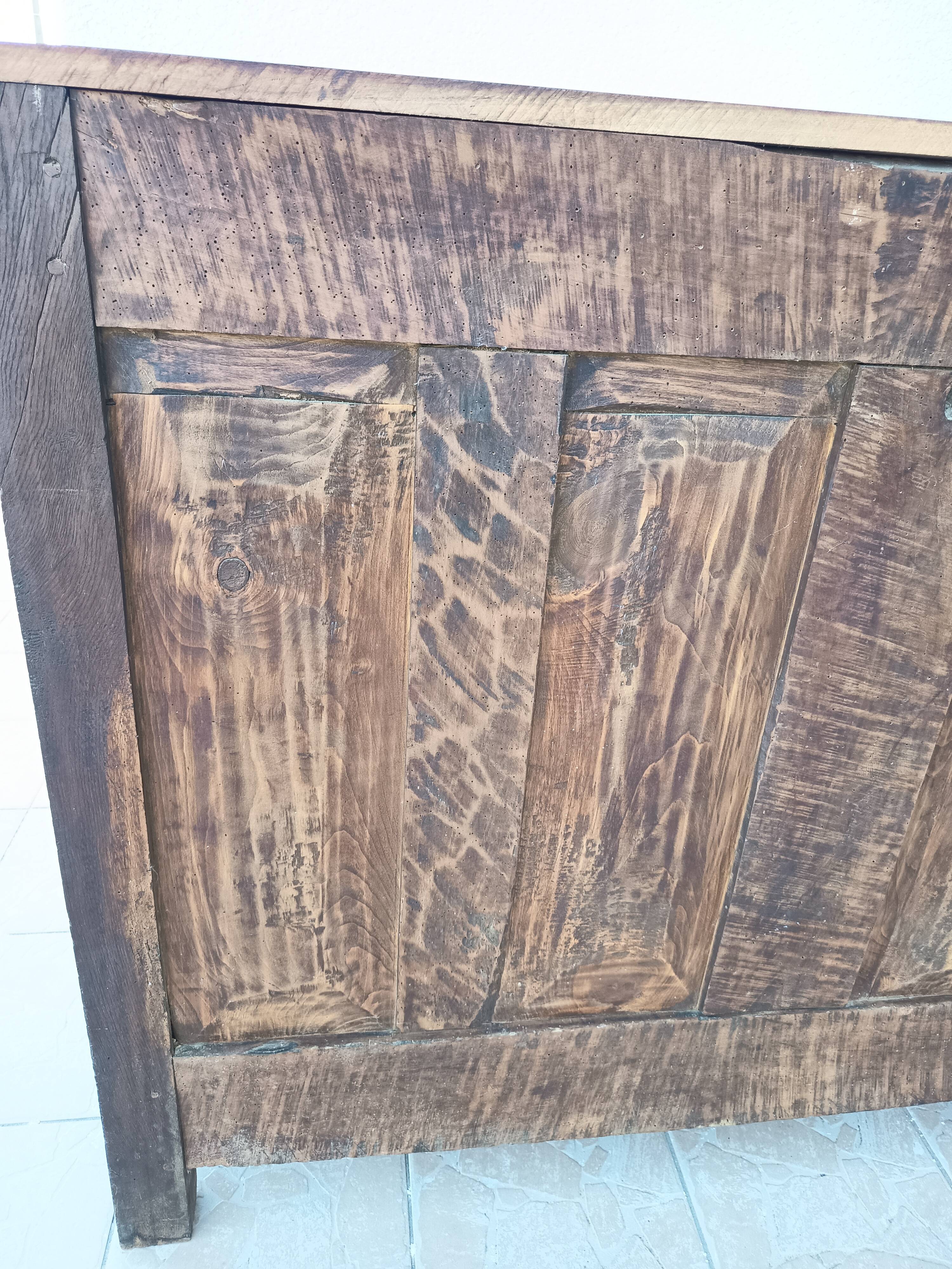 Empire-style buffet in cherry wood