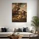 18th century Italian painting, pastoral genre scene