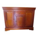 Sideboard - Long entrance cabinet - 1 drawer - 3 doors - solid wood - Louis Philippe