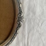 Pair of vintage silver metal frames