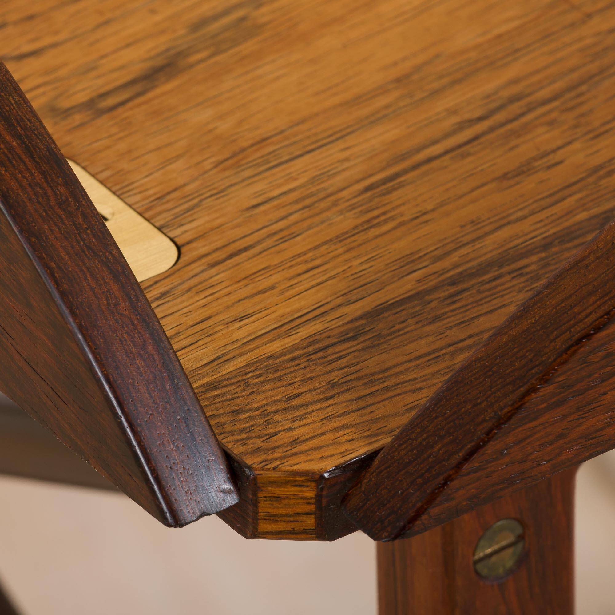 Vintage Rosewood Butler's Tray table by Svend Langkilde, Denmark, 1960s