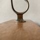 Vintage wooden wall coat rack - 4 steel hooks