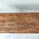 Small rustic wooden bench