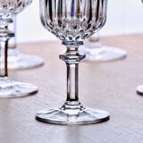 10 Nachtmann crystal wine glasses from the "Angélique" collection