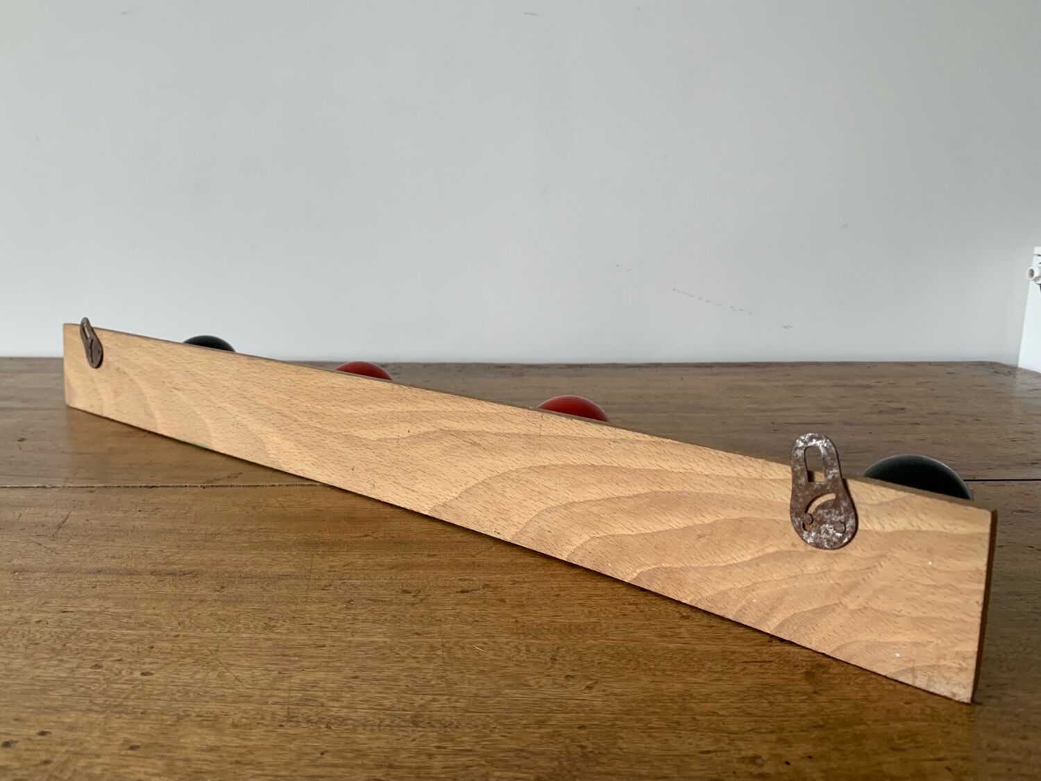 Vintage wall coat rack