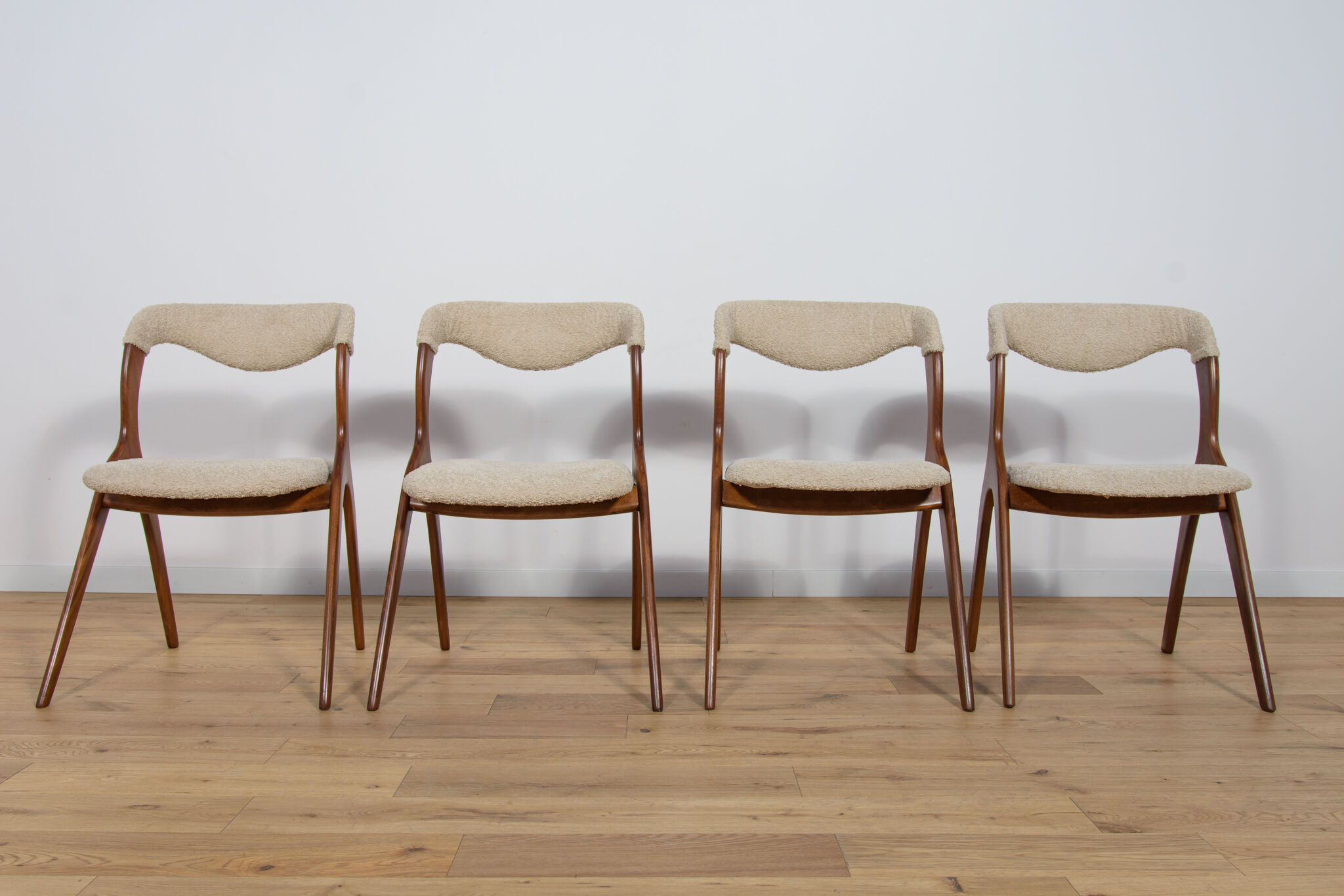 Model Sonja Dining Chairs by Johannes Andersen for Vamo Sonderborg, 1960s, Set of 4