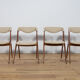 Chaise modèle Sonja  par Johannes Andersen pour Vamo Sonderborg, 1960s, Set de 4