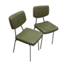 Set de 2 chaises en skai