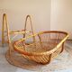 Wicker baby bassinet