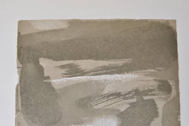 ZAO Wou-Ki: Sunset, Woodcut