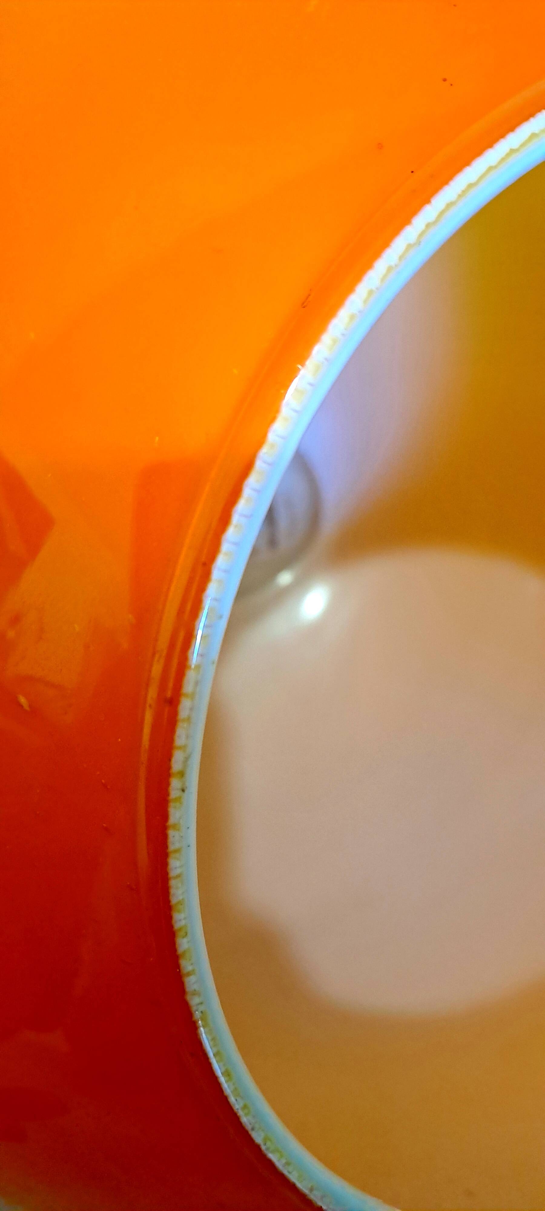 Vintage 70's Bubble Lamp Light Fixture