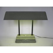 Lampe de bureau art déco Sevadac avec lampe fluorescente