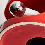 Perdomello 70 Orange Ceramic Table Lamp, 1970s