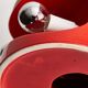 Perdomello 70 Orange Ceramic Table Lamp, 1970s