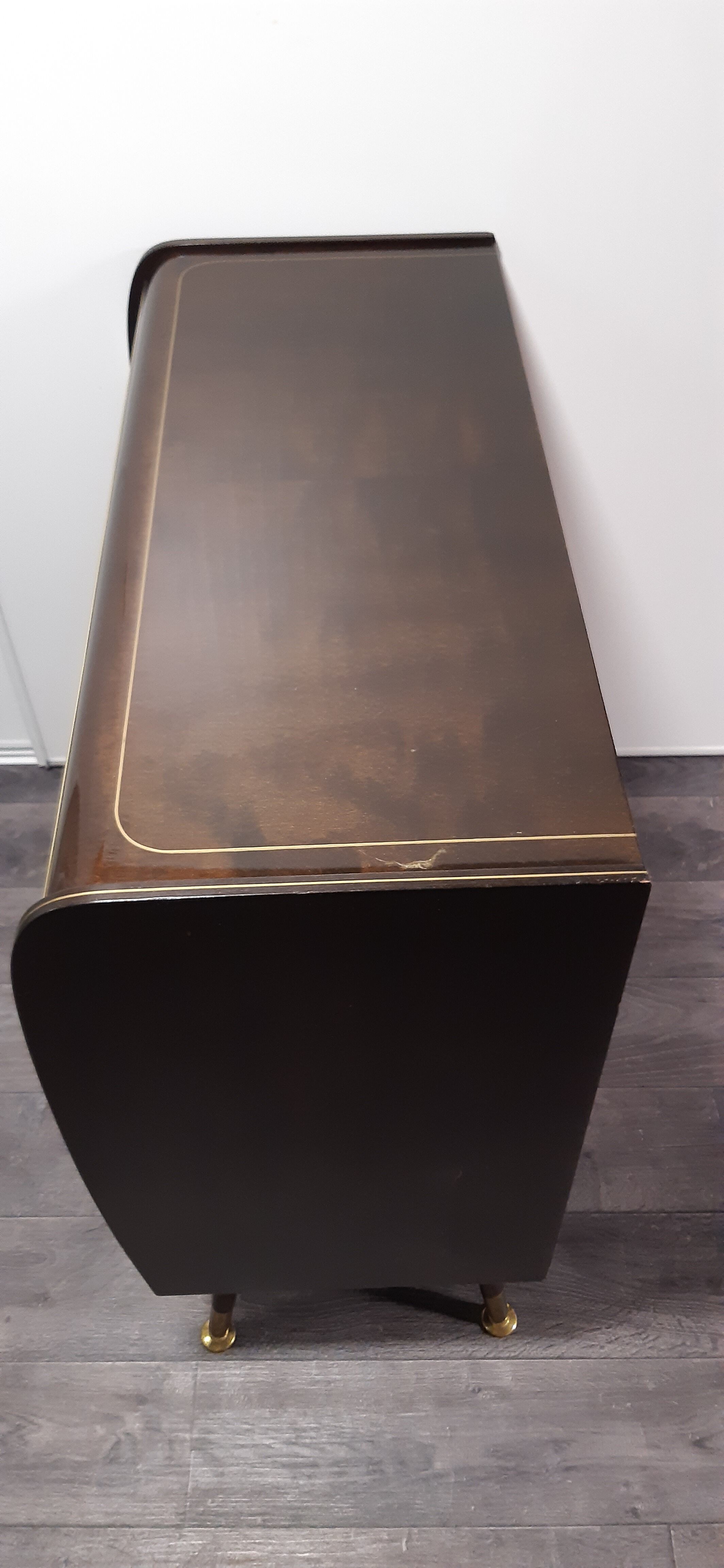 Vintage record player radio cabinet