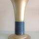 Blue and gold tulip vase in enamelled art deco style / 30s-40s