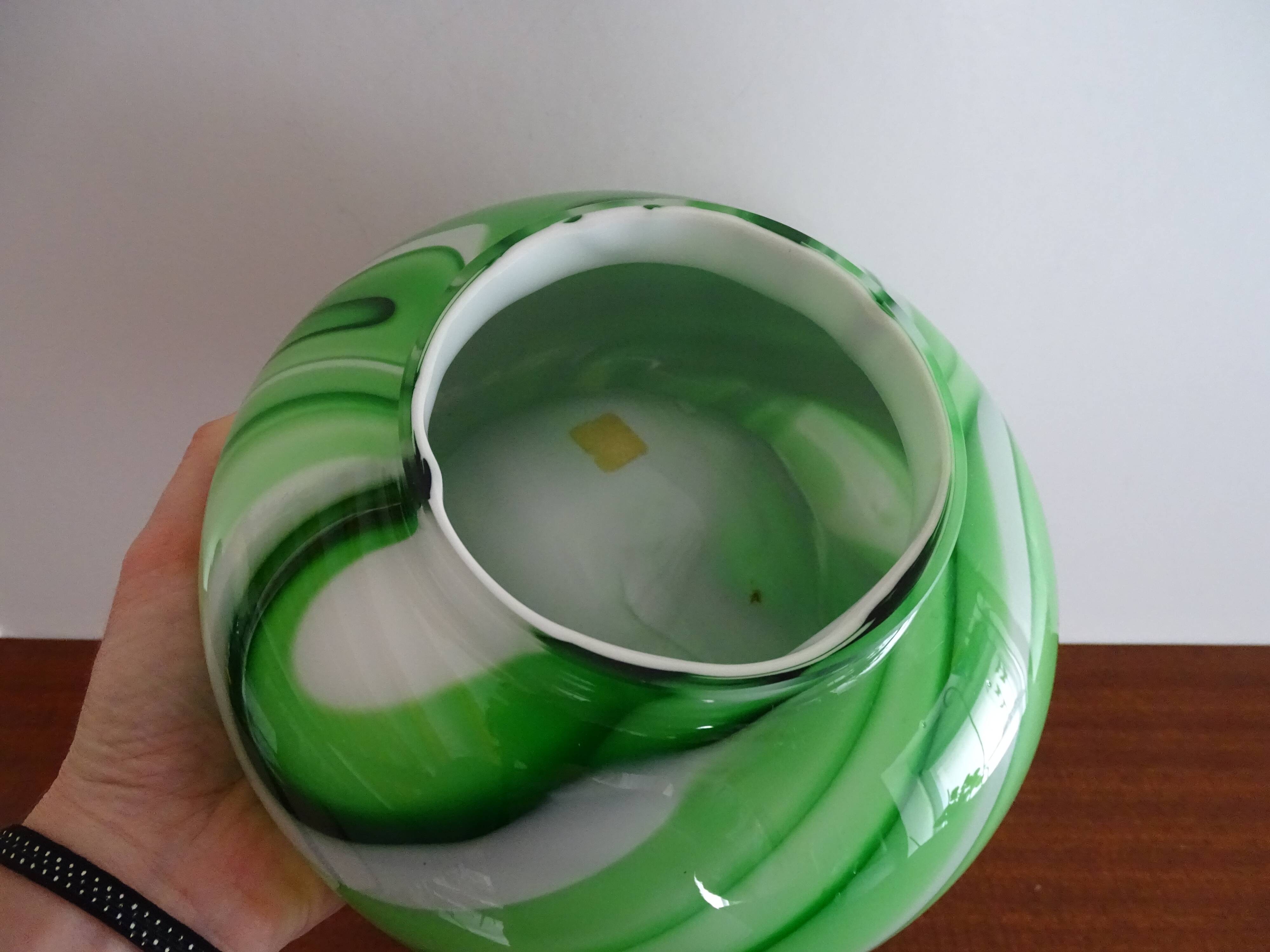 Cendrier verre de Murano par Carlo Moretti - Ø 19 cm