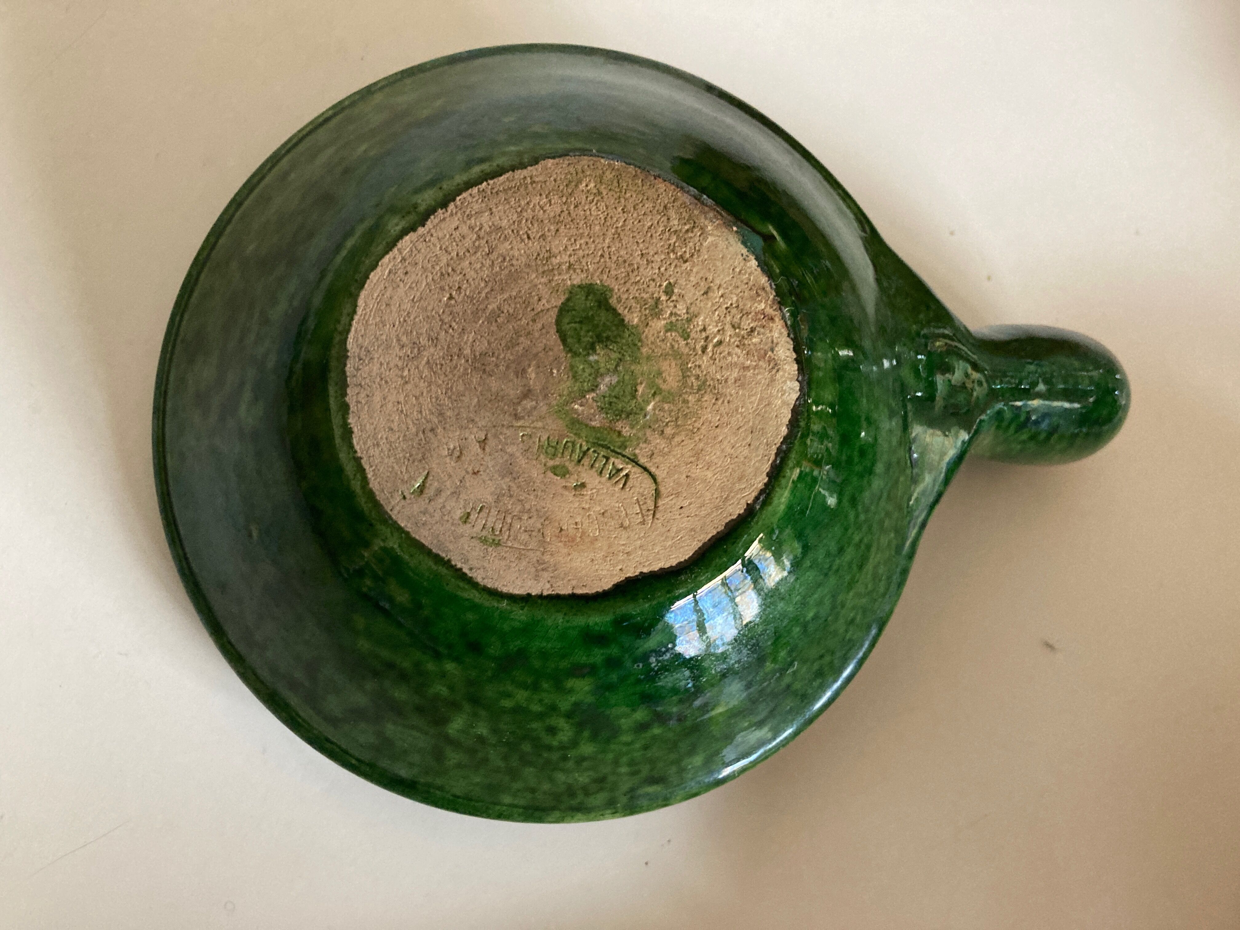 Ravier 1960 in glazed earth Foucard Jourdan Vallauris