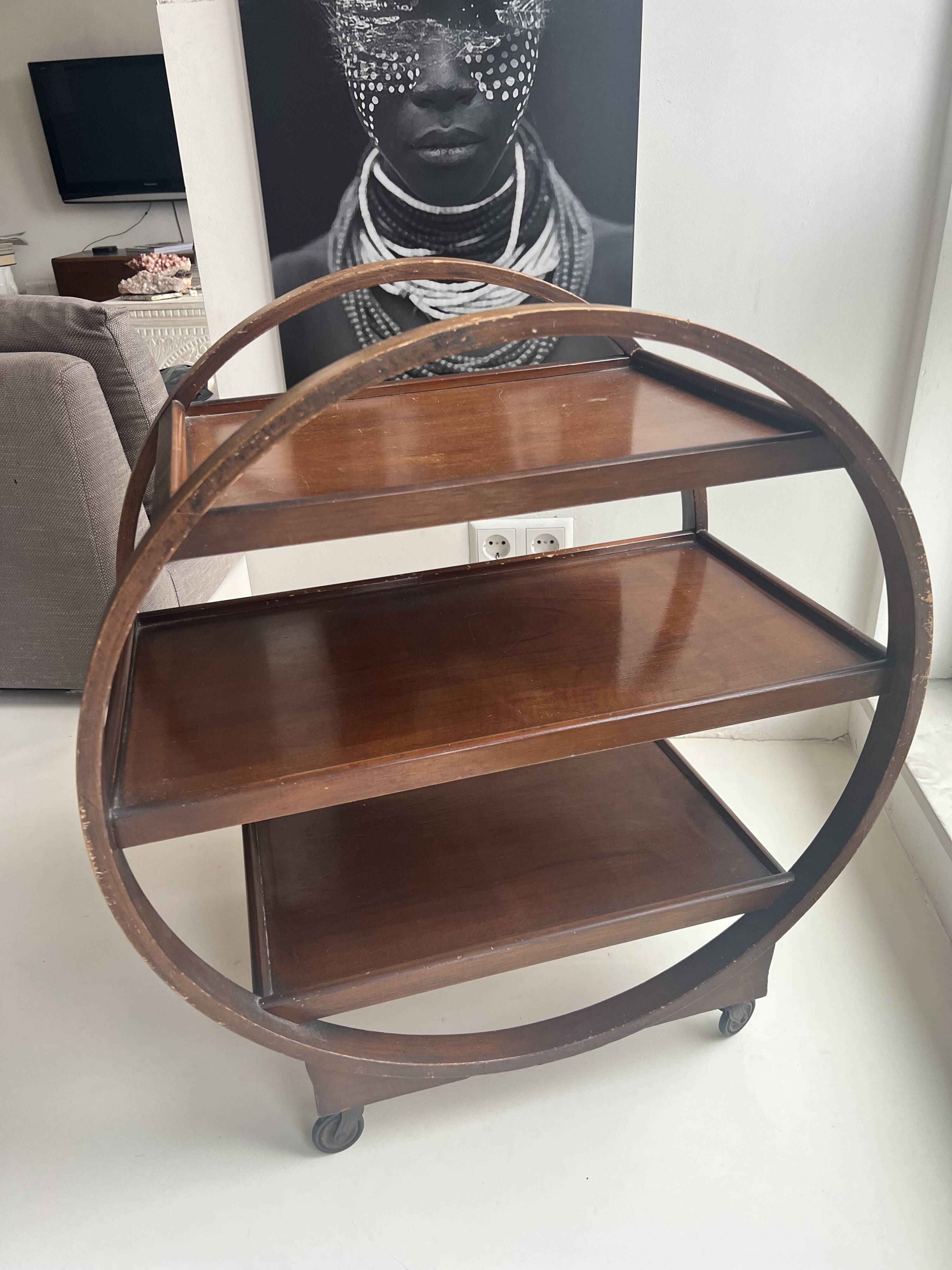 Art Deco serving trolley