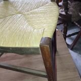 Chaise paillé ancienne