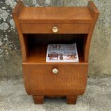 Bedside table - Art Deco occasional furniture in the shape of a "lyre"