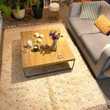 Tapis berbère à petits pois multicolores