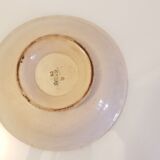 Old porcelain dish on pedestal