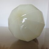 Art deco ceiling light, cream glass 30 40s