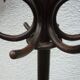 Old curved wood parrot coat holder