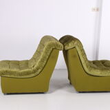 Vintage Xl element sofa moss green 60s