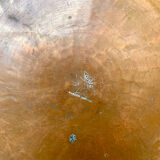 Hammered Villedieu copper basin