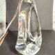 Lampe sculpture moderniste en cristal signé Schneider Paris France