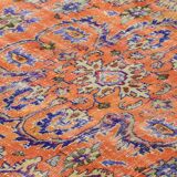 Tapis Oushak Vintage – Couleurs Vibrantes & Motifs Dynamiques, 160 x 277 cm