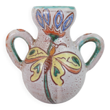 Large vase with handle by Daniel Etienne in Vallauros