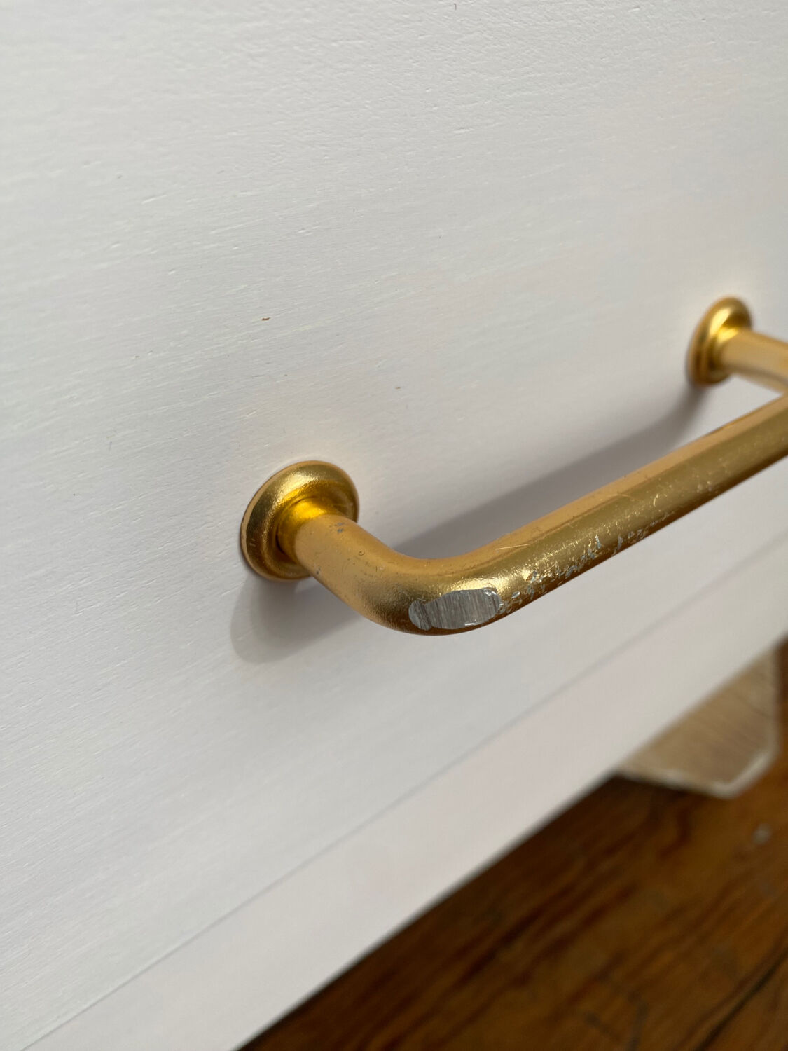 Vintage chest of drawers compass feet
