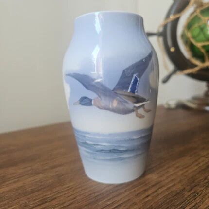Vase canard colvert Royal Copenhagen - Modèle 1087