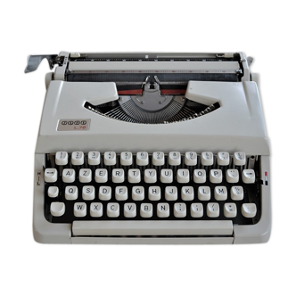 Machine à écrire portative Japy L.72 vintage 1970