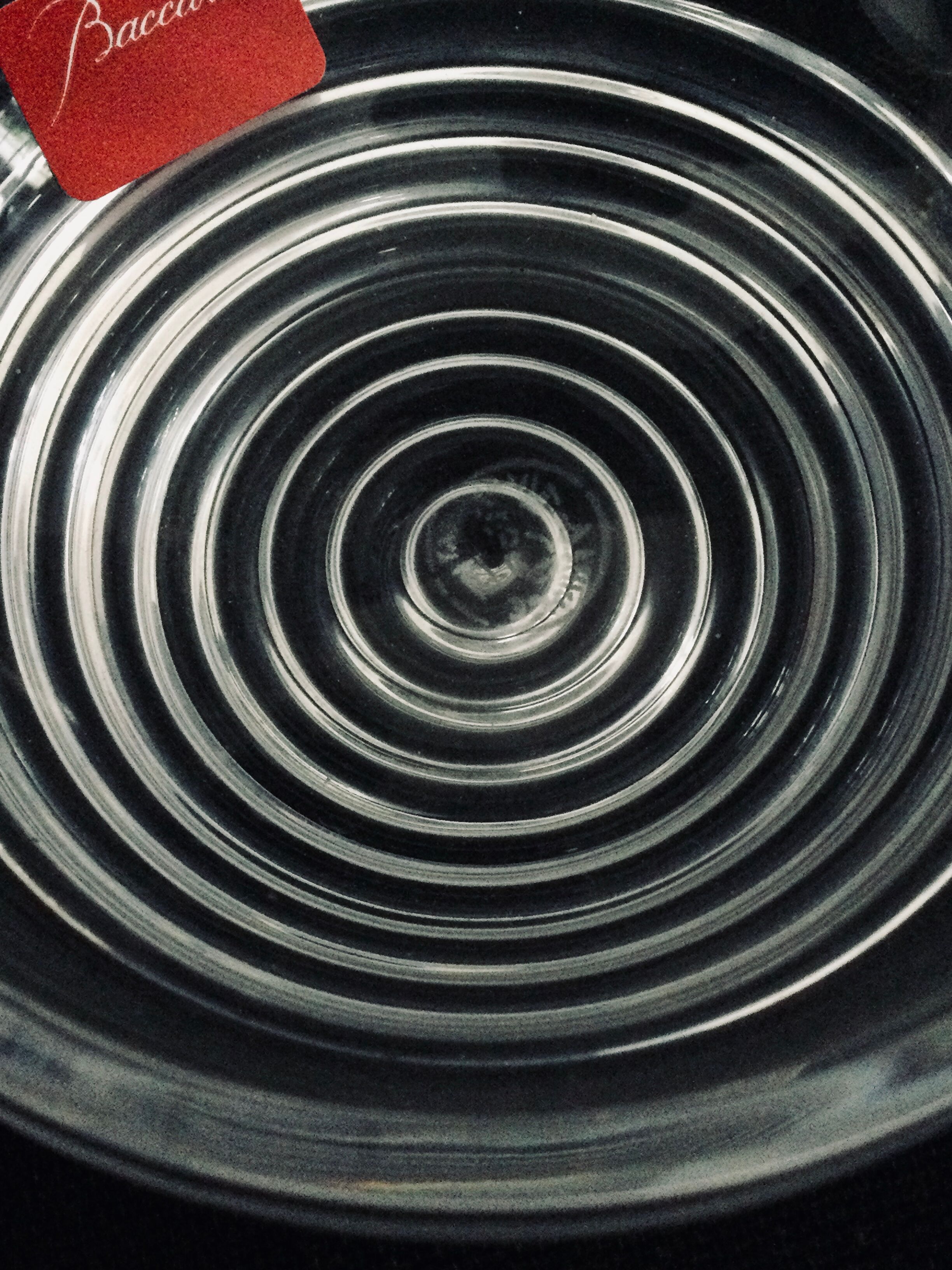 Taste wine / Baccarat crystal ashtray