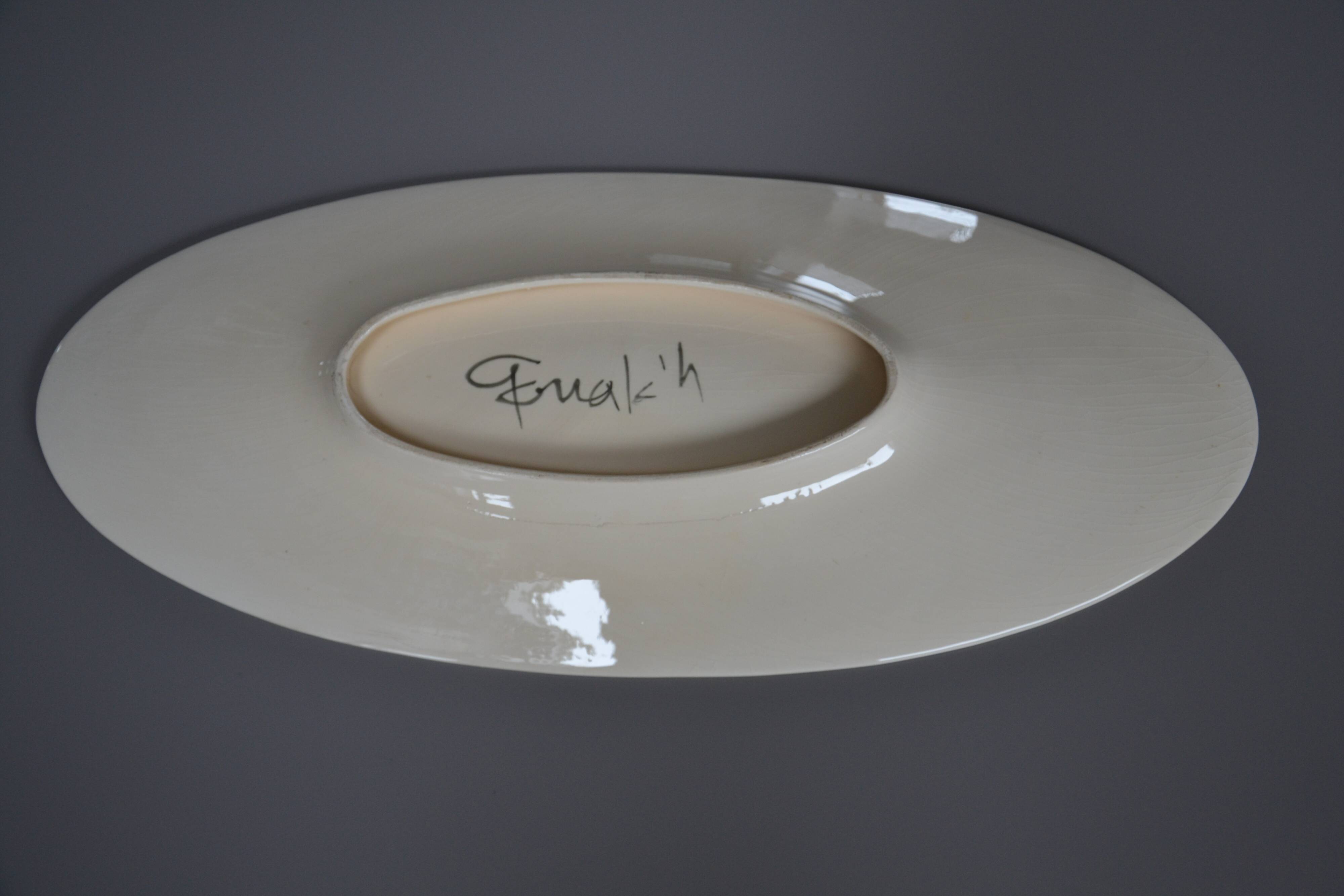 Large dish Edmund Ronaky California 1950s-60s