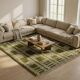 Authentic handwoven natural wool rug size 150/250 cm