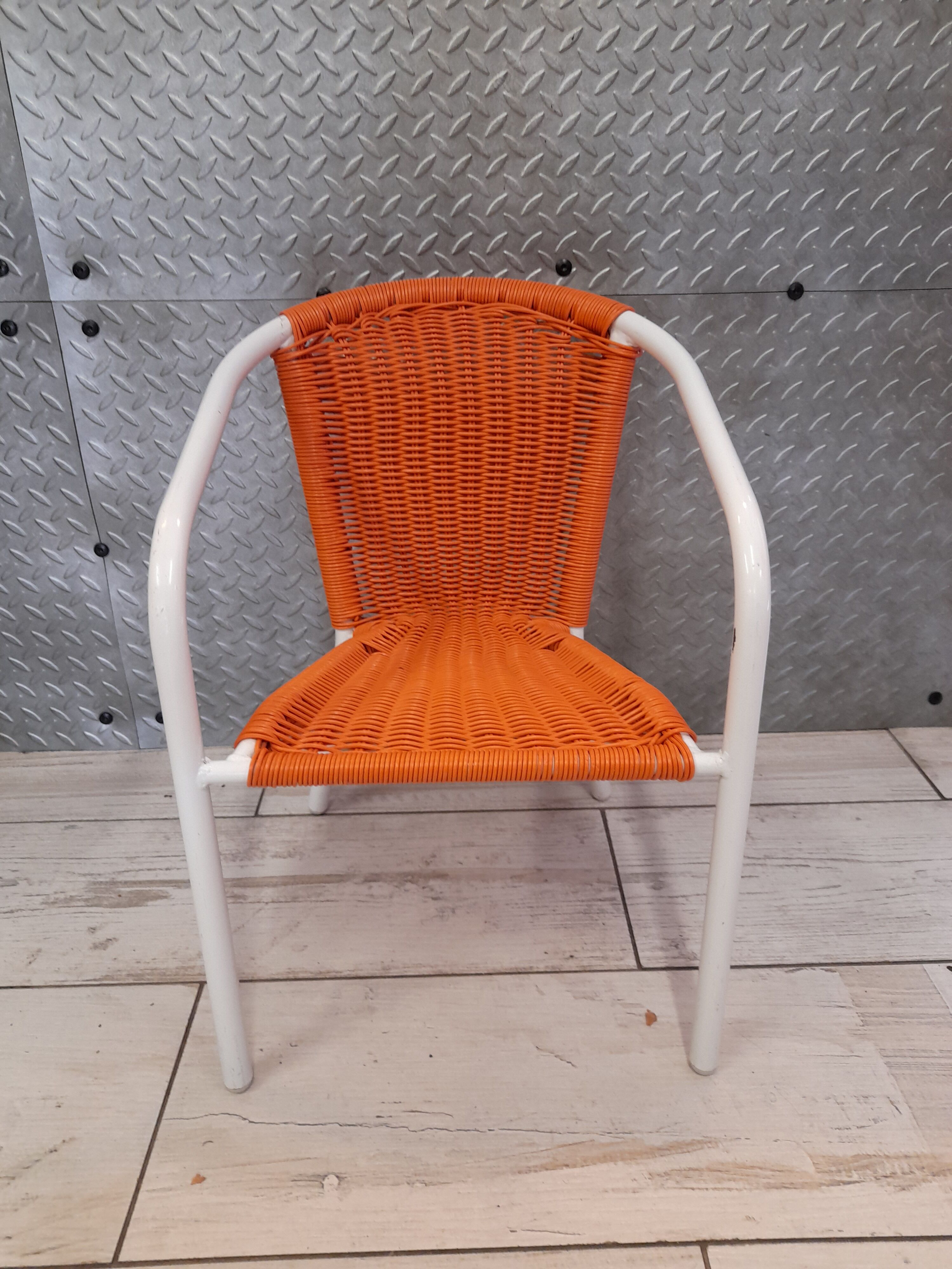 Vintage scoubidoo armchair for children