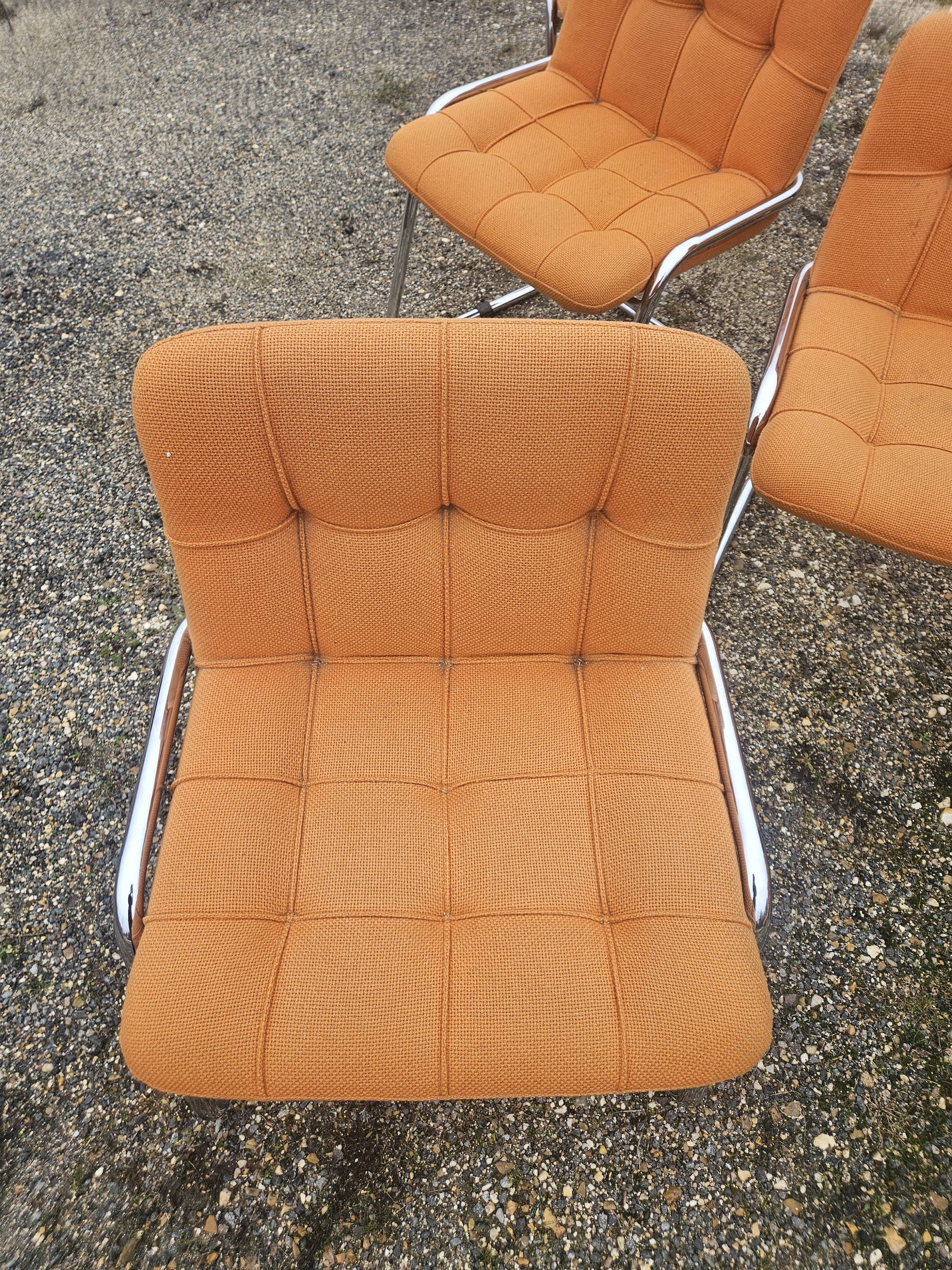 Yves Christin - Set of 8 chairs model STORM