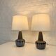 Pair of Søholm table lamps model 1051 by Einar Johansen, Soholm, Denmark, 1960.
